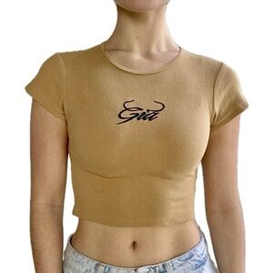 I.AM.GIA Tan Graphic Tee